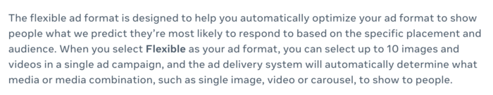 Flexible Ad Format